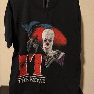 Black 'IT' Movie Pennywise Tim Curry Graphic T-Shirt